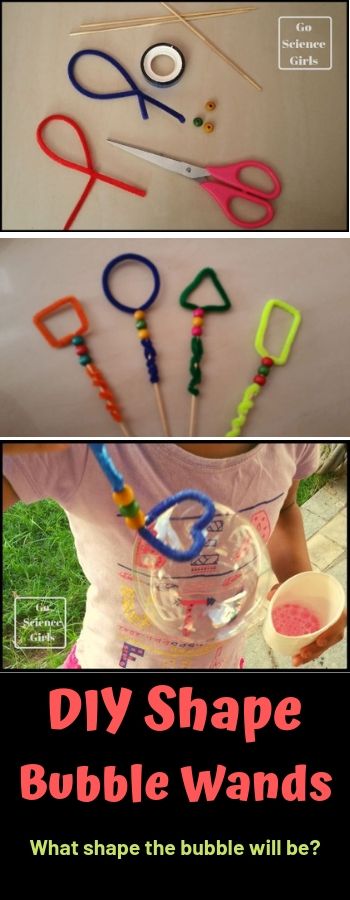 Shape Bubble Wands what size bubbles will they make