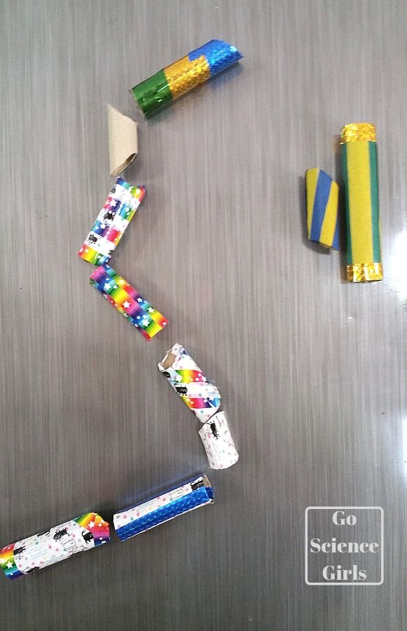 Magnetic marble run for your fridge door fun science for kids