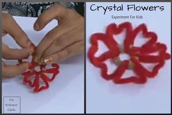 Crystal flowers for kids