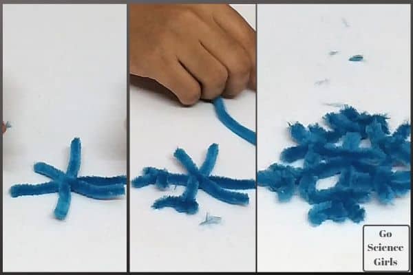 How to Make Snowflake Stamps from Pipe Cleaners 