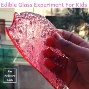 Edible Glass Experiment For Kids go science girls