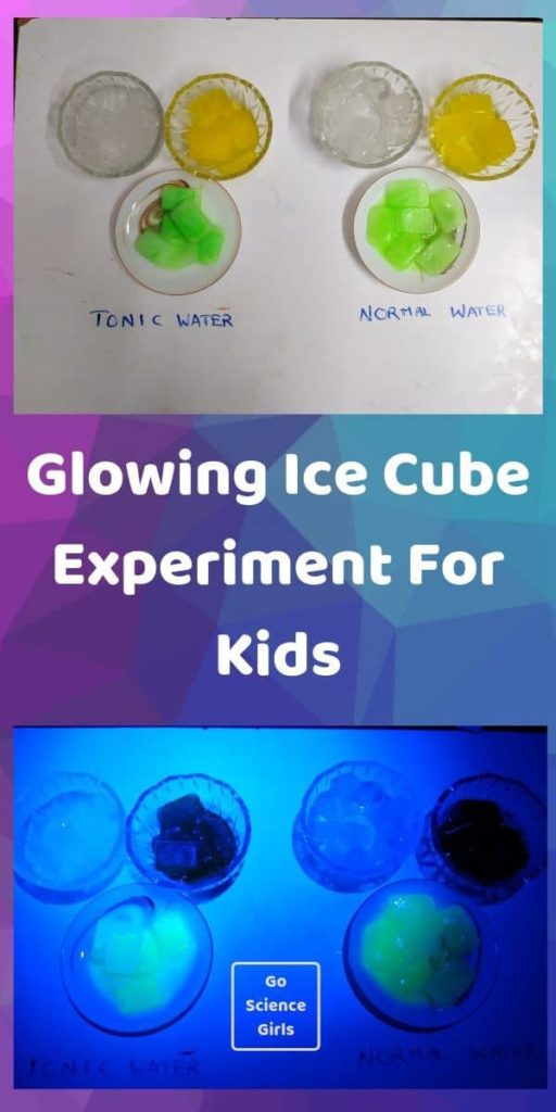 Glowing-Ice Cube Experiment For Kids