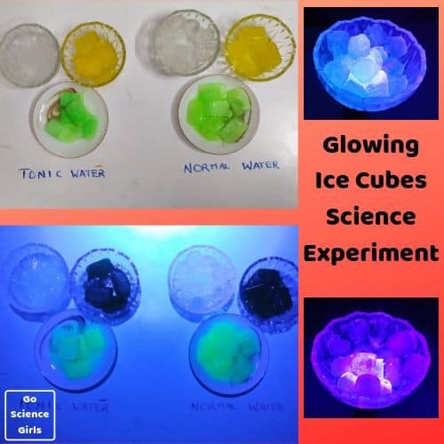 Glowing Ice Cubes Science Experiment