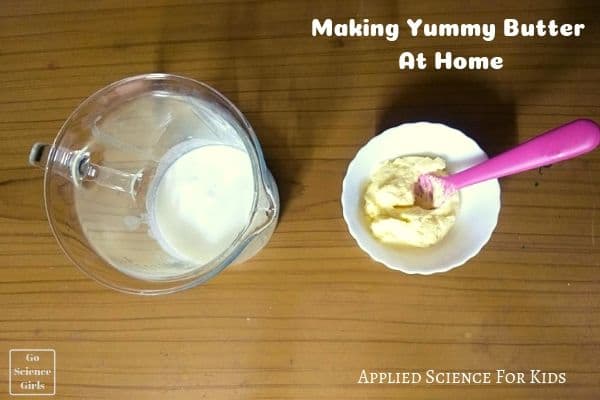 How to make delicious homemade butter buttermilk edible food science activity for kids