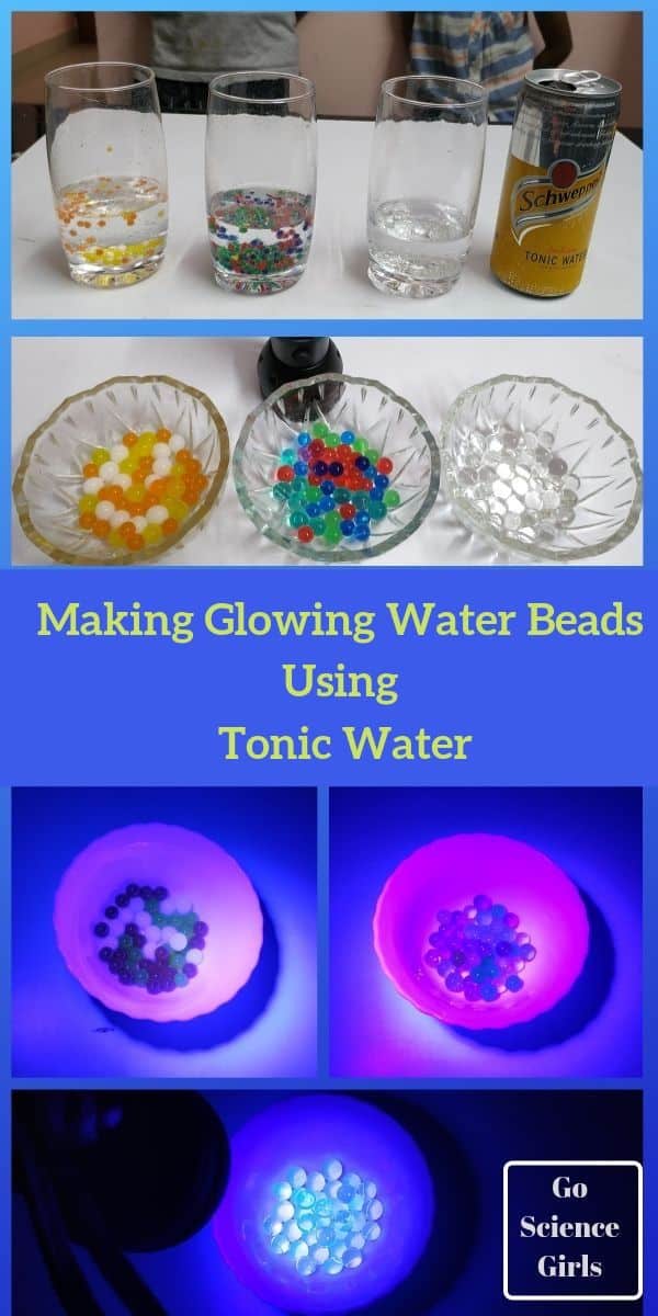 Making Glowing Water Beads With Tonic Water