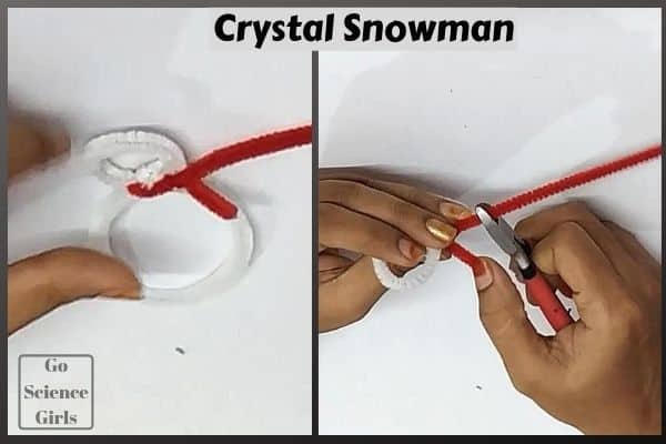Making Pipe Cleaner Snowman