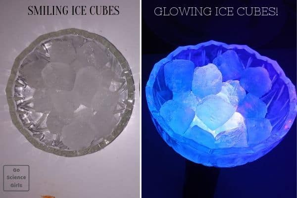 Smiling ice cubes Go science girls