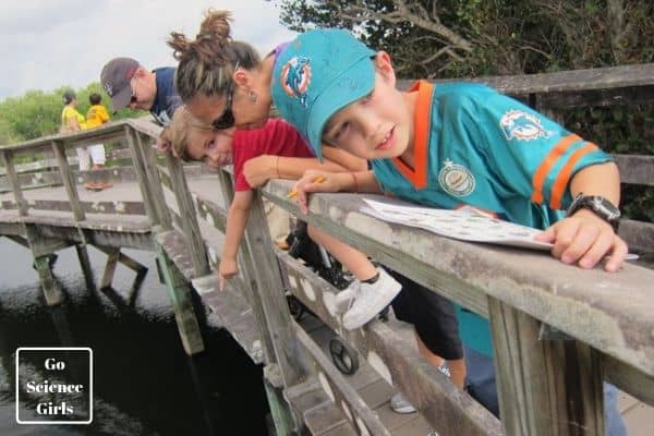 kids in the Wildlife Habitat