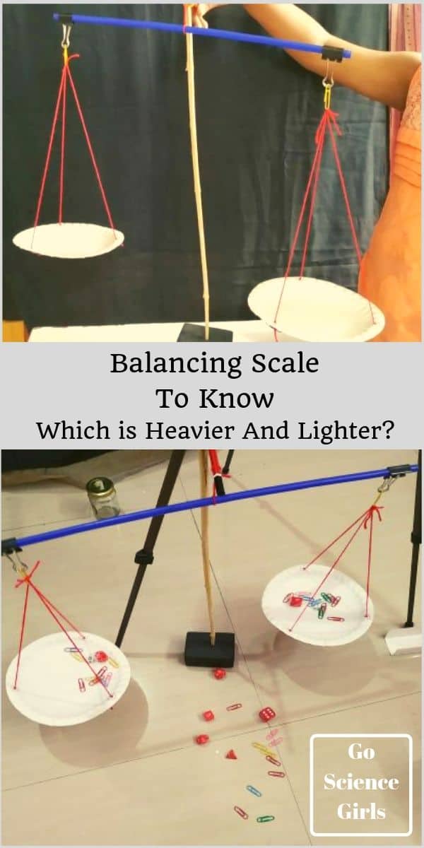 Help kids in building a balance scale as a STEM project