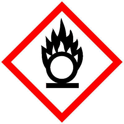Lab Safety Oxidising Agent Symbol