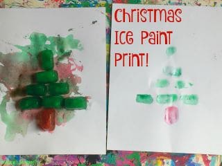 Christmas tree painting activity 