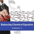 Balancing Chemical Equation Worksheet 15