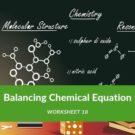 Balancing Chemical Equation Worksheet 18
