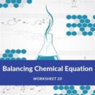Balancing Chemical Equation Worksheet 20