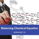Balancing Chemical Equation Worksheet 45
