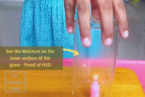 flame size reduces in seconds light and candle experiment