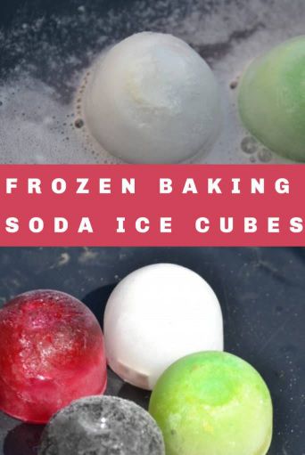 Frozen Baking Soda Ice Cubes Science