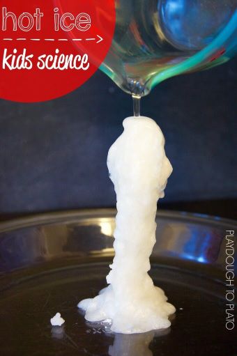 Hot Ice Science Experiment