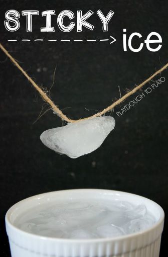 Sticky Ice - science experiment