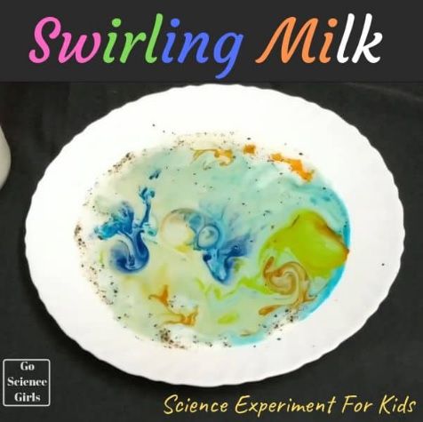 Swirling Milk Experiment