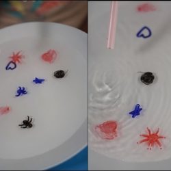 How to Draw on Water Using Dry Erase Markers (Dancing Drawings)