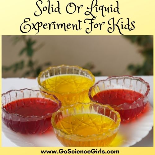 Solid or Liquid Sensory activity for Kids