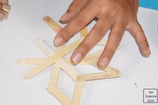 Popsicle Stick Christmas Tree Decorations