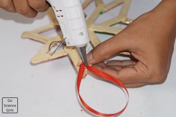 Popsicle Stick Christmas Tree Ornaments