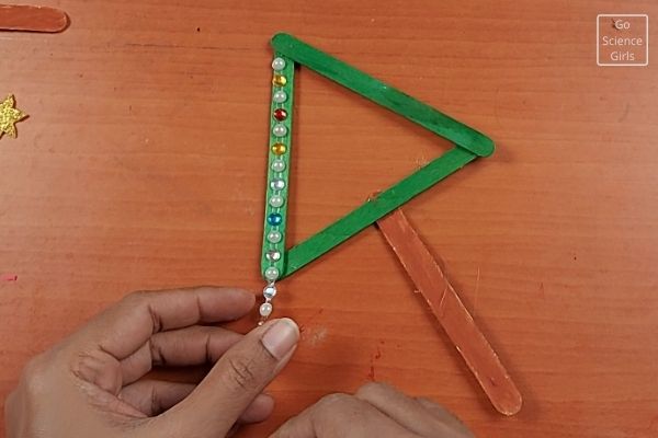 Popsicle Christmas Tree Decoration For Kids