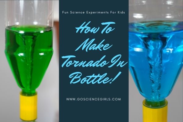 Tornado in a Bottle Science Experiment - Easy to Follow Steps & Video