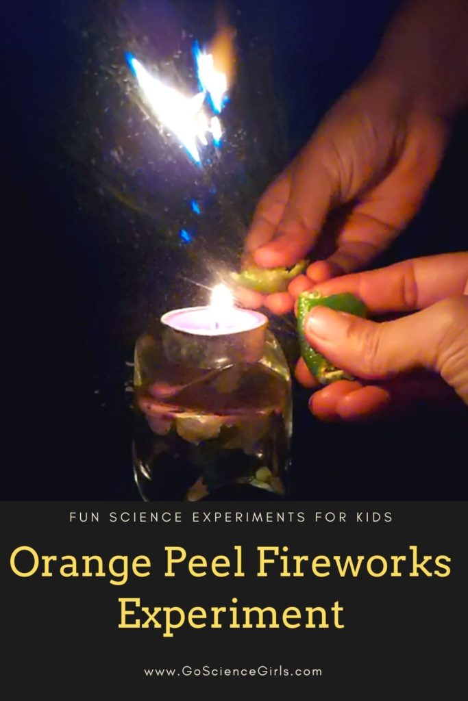 Orange Peel Fireworks Experiment