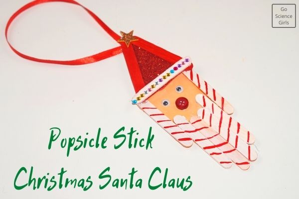 Popsicle Stick Christmas Santa Claus
