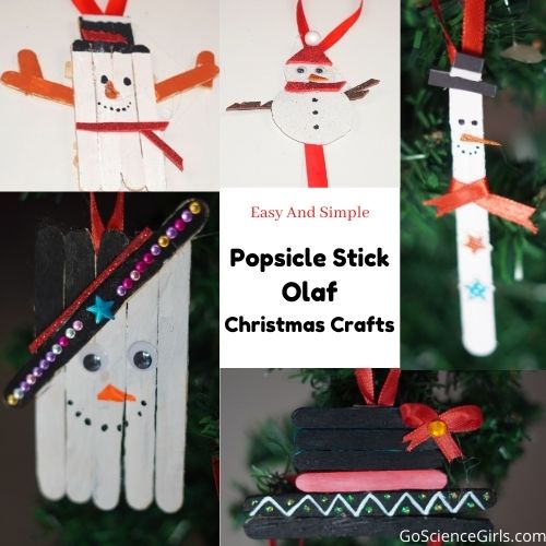 Popsicle Stick Santa : 6+ Christmas Tree Ornaments - Go Science Girls