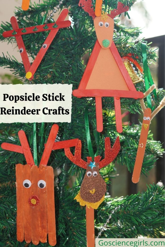Popsicle Stick Reindeer Simple Crafts For Christmas