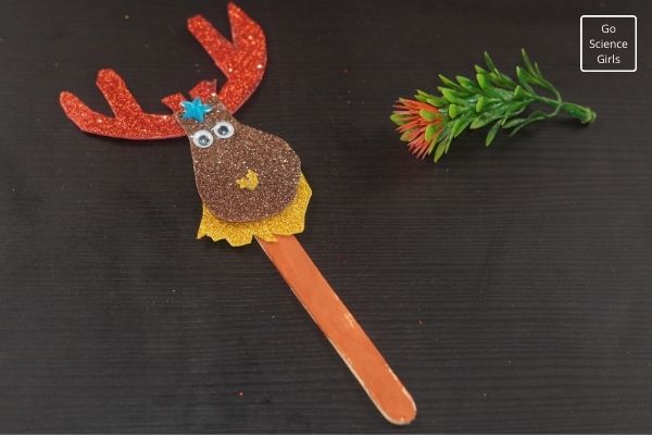 Popsicle Stick Rudolph