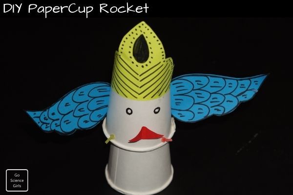 DIY paper cup rocket