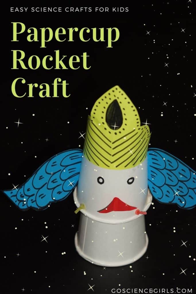 Paper cup Rocket Science Craft