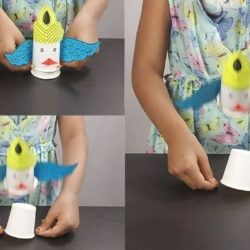 Amazing Paper Cup Rocket Craft : Jumping Bird DIY