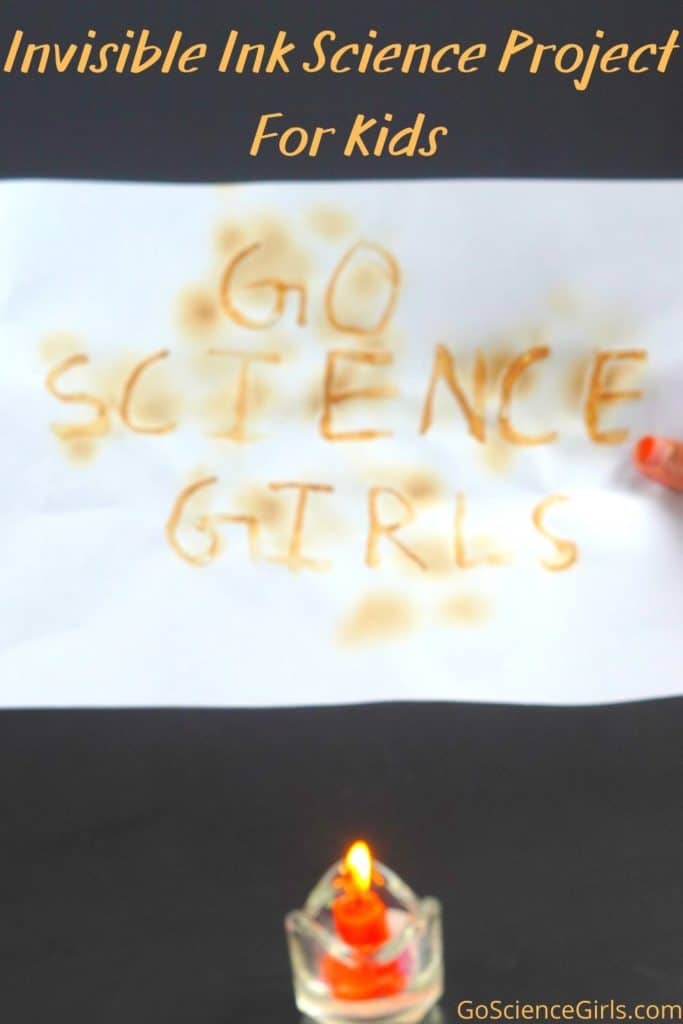Invisible Ink Science Project For Kids