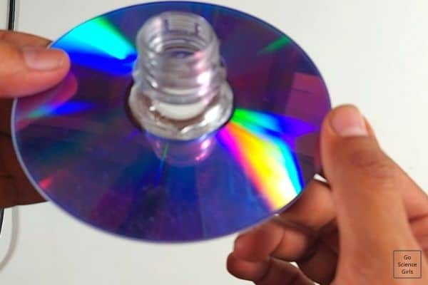 Fix Bottle cap to CD