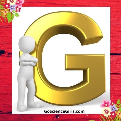 Science Words Starting with G