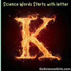 Interesting Science Words Starting With ‘K’ (Glossary + Worksheets)