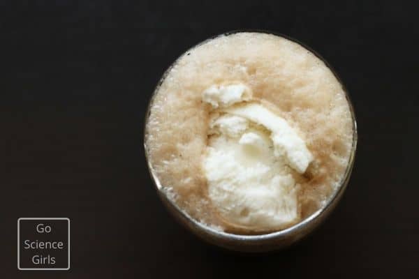 Foam Formation - Root Beer Floats Experiment