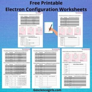 Electron Configuration Worksheets