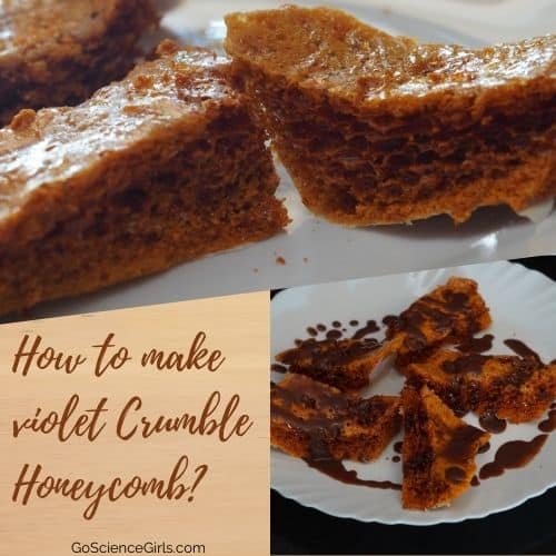 How to make violet Crumble Honeycomb