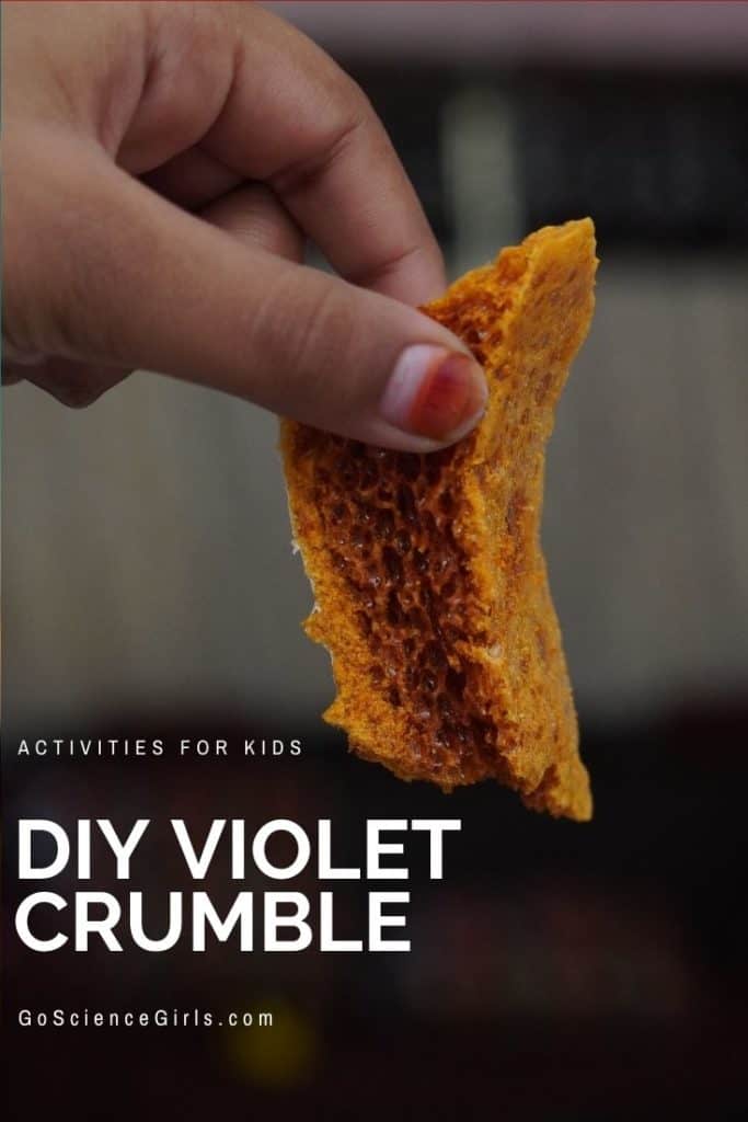 diy violet crumble - honey comb