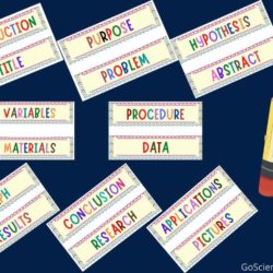 Want Free Science Fair Project Labels? Use these 16 Attractive Designs to Win Your Competition
