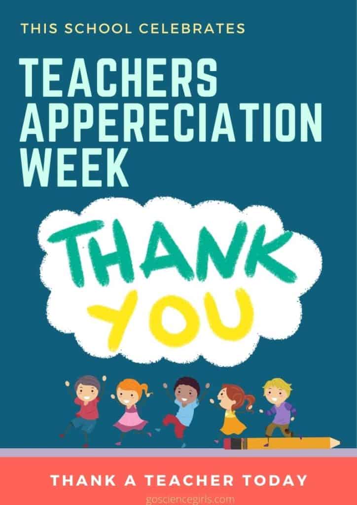 Poster for Teacher Appreciation Week