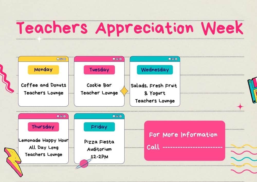 Teacher Appreciation Week Flyer 1