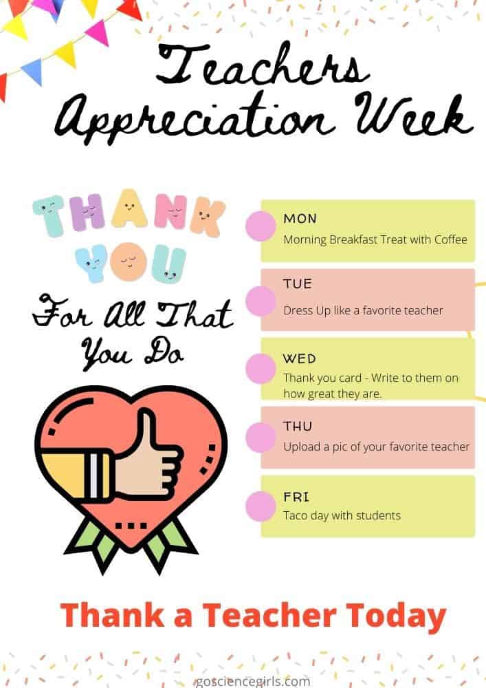 Teacher Appreciation Week Flyer 2
